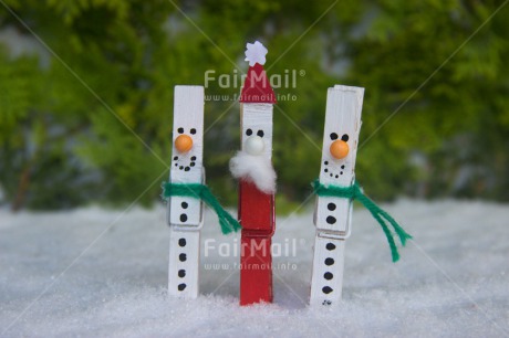 Fair Trade Photo Christmas, Colour image, Horizontal, Peru, Santaclaus, Snowman, South America