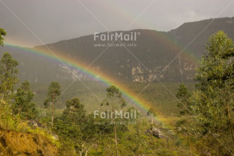 Fair Trade Photo Colour image, Forest, Horizontal, Nature, Peru, Rainbow, Rural, South America, Spirituality