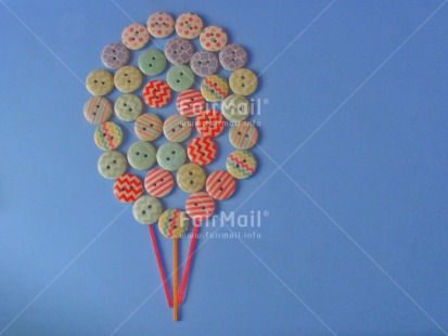 Fair Trade Photo Activity, Balloon, Blue, Button, Colour image, Flying, Horizontal, Marriage, Multi-coloured, Peru, South America, Wedding