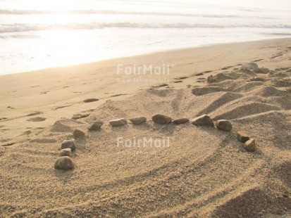 Fair Trade Photo Beach, Colour image, Day, Holiday, Horizontal, Ocean, Peru, Sand, Sea, Seasons, South America, Stone, Summer, Water