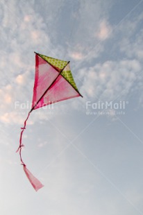 Fair Trade Photo Clouds, Colour image, Freedom, Kite, Peru, Sky, South America, Summer