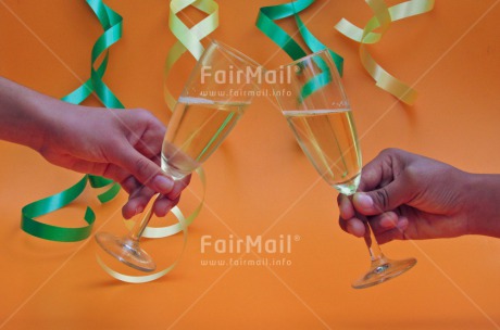 Fair Trade Photo Champagne, Closeup, Colour image, Congratulations, Decoration, Invitation, Marriage, Party, Peru, South America, Wedding