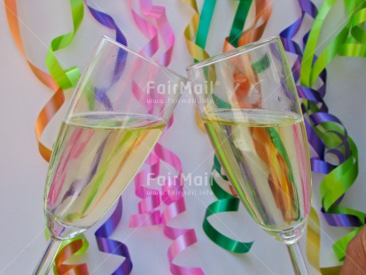 Fair Trade Photo Champagne, Closeup, Colour image, Congratulations, Decoration, Invitation, Marriage, Party, Peru, South America, Wedding