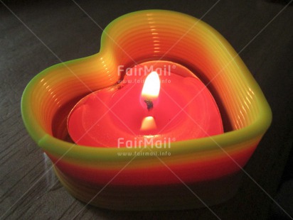 Fair Trade Photo Candle, Flame, Heart, Horizontal, Love, Peru, South America, Valentines day