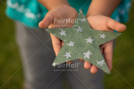 Fair Trade Photo Christmas, Closeup, Colour image, Hand, Horizontal, One girl, People, Peru, Shooting style, South America, Star