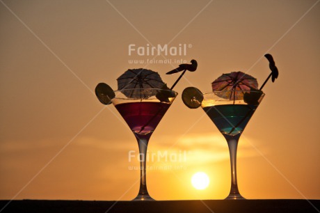 Fair Trade Photo Beach, Cocktail, Colour image, Holiday, Horizontal, Invitation, Love, Marriage, Party, Relax, Sea, Summer, Sunset, Travel, Valentines day, Wedding