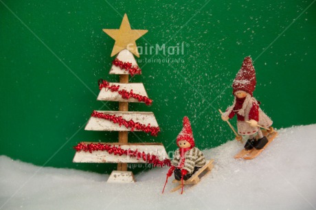 Fair Trade Photo Activity, Christmas, Colour image, Friendship, Horizontal, Peru, Playing, Skiing, Sleighing, Snow, South America, Sport, Star, Tree