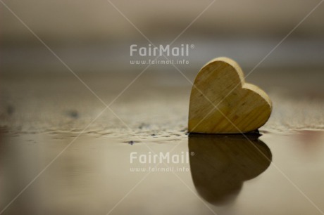 Fair Trade Photo Condolence-Sympathy, Heart, Love, Miss you, Reflection, Thinking of you, Water
