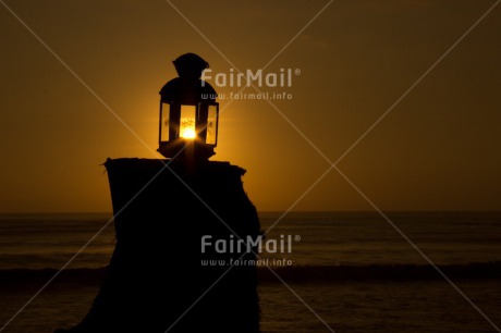 Fair Trade Photo Colour image, Condolence-Sympathy, Holiday, Horizontal, Lamp, Light, Peru, Shooting style, Silhouette, South America, Summer, Sunset, Travel