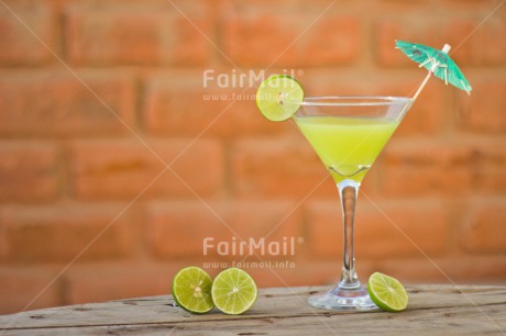 Fair Trade Photo Brick, Colour image, Glass, Holiday, Horizontal, Lime, Outdoor, Peru, Seasons, South America, Summer, Table, Umbrella