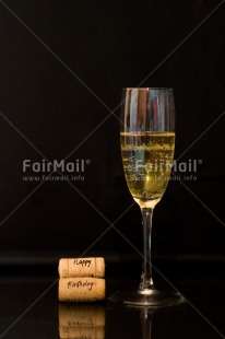 Fair Trade Photo Activity, Birthday, Black, Celebrating, Champagne, Colour image, Cork, Glass, Indoor, Night, Peru, South America, Vertical