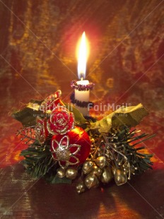 Fair Trade Photo Candle, Christmas, Colour image, Flame, Indoor, Peru, South America, Tabletop, Vertical, Warmth