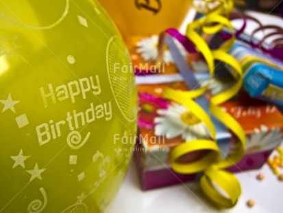 Fair Trade Photo Balloon, Birthday, Colour image, Colourful, Congratulations, Focus on foreground, Horizontal, Party, Peru, South America, Tabletop