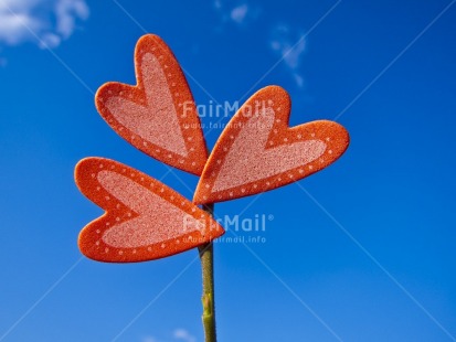 Fair Trade Photo Blue, Colour image, Day, Heart, Horizontal, Love, Outdoor, Peru, Red, Sky, South America, Valentines day