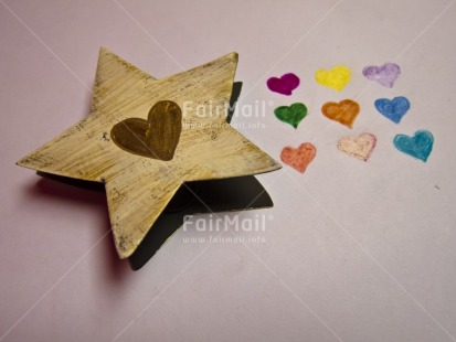 Fair Trade Photo Colour image, Friendship, Heart, Horizontal, Indoor, Love, Multi-coloured, Peru, South America, Star, Tabletop, Valentines day
