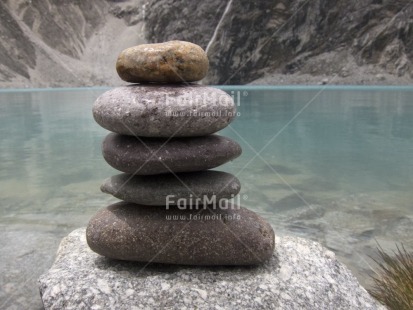 Fair Trade Photo Balance, Colour image, Condolence-Sympathy, Horizontal, Nature, Outdoor, Peru, South America, Spirituality, Stone, Tabletop, Thinking of you, Water, Waterfall, Wellness