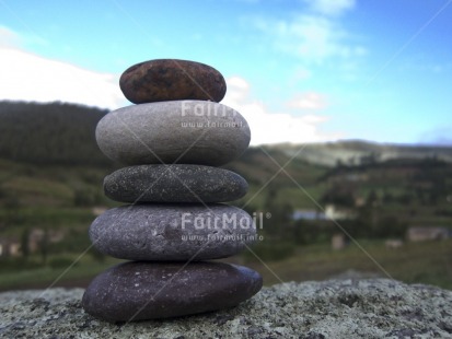 Fair Trade Photo Balance, Colour image, Condolence-Sympathy, Horizontal, Nature, Outdoor, Peru, South America, Spirituality, Stone, Tabletop, Wellness