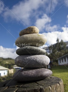 Fair Trade Photo Balance, Colour image, Focus on foreground, Outdoor, Peru, Religion, South America, Spirituality, Stone, Tabletop, Vertical, Wellness