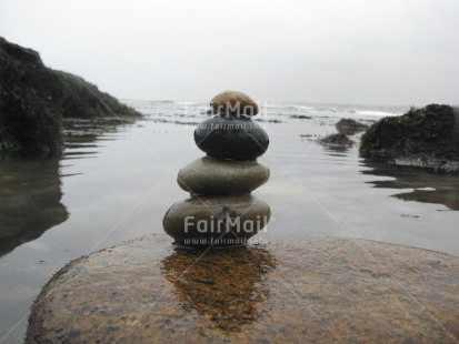 Fair Trade Photo Balance, Colour image, Horizontal, Outdoor, Peru, Sea, South America, Spirituality, Stone, Tabletop, Water, Wellness