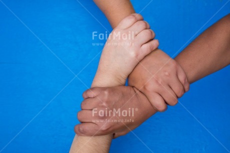 Fair Trade Photo Blue, Body, Colour, Colour image, Friendship, Hand, Help, Horizontal, People, Peru, Place, Solidarity, South America, Together, Union, Values