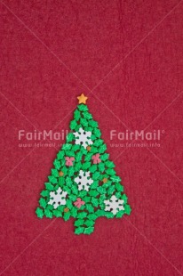 Fair Trade Photo Activity, Adjective, Celebrating, Christmas, Christmas decoration, Christmas tree, Colour, Green, Object, Present, Red, Snowflake, Vertical