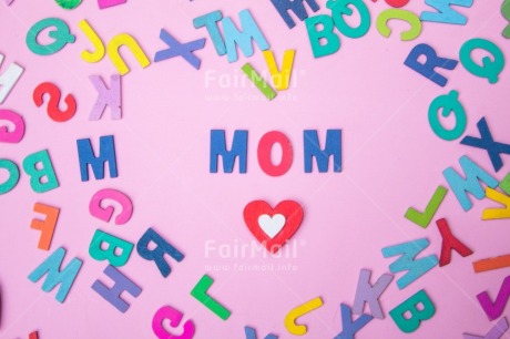 Fair Trade Photo Colour, Heart, Letter, Mom, Mother, Mothers day, Object, People, Pink, Text