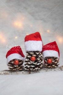 Fair Trade Photo Christmas, Christmas decoration, Christmas hat, Colour, Object, People, Pine cone, Red, Santaclaus, Snow, White