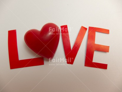 Fair Trade Photo Colour image, Heart, Horizontal, Letter, Love, Peru, Red, South America, Studio, Valentines day, White