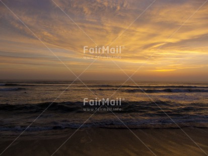 Fair Trade Photo Beach, Clouds, Colour image, Horizontal, Peru, Scenic, Sea, Sky, South America, Sunset, Travel