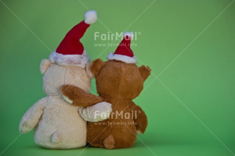 Fair Trade Photo Christmas, Colour image, Friendship, Green, Horizontal, Peru, South America, Studio, Teddybear, Together