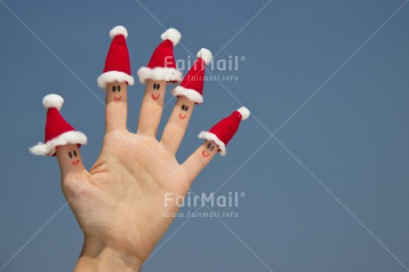 Fair Trade Photo Blue, Christmas, Closeup, Colour image, Funny, Hand, Horizontal, Peru, Red, Sky, Smile, South America