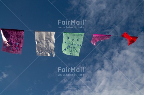 Fair Trade Photo Birthday, Clouds, Colour image, Flag, Party, Peru, Sky, South America, Summer