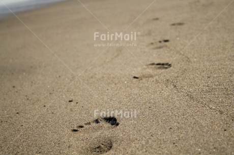 Fair Trade Photo Beach, Closeup, Colour image, Condolence-Sympathy, Day, Footstep, Outdoor, Peru, Sand, South America, Spirituality, Summer