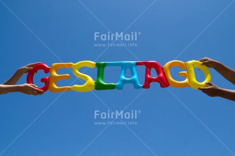 Fair Trade Photo Balloon, Colour image, Exams, Graduation, Letter, Peru, Sky, South America