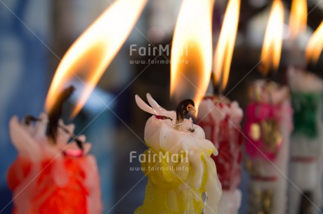 Fair Trade Photo Candle, Christmas, Church, Closeup, Flame, Horizontal, Peru, South America