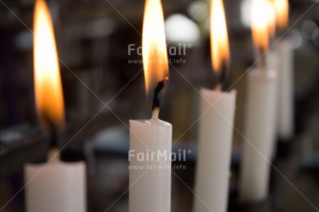 Fair Trade Photo Candle, Christmas, Church, Closeup, Flame, Horizontal, Peru, South America