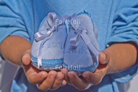 Fair Trade Photo Birth, Blue, Boy, Closeup, Horizontal, New baby, People, Peru, Shoe, South America