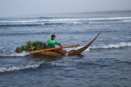 Fair Trade Photo Colour image, Fisheries, Fishing boat, Horizontal, Peru, South America