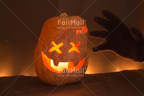 Fair Trade Photo Colour image, Halloween, Horizontal, Peru, Pumpkin, Smile, South America