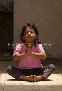 Fair Trade Photo Activity, Animals, Colour image, Health, Latin, Light, Meditating, One girl, Outdoor, Peace, People, Peru, Snake, South America, Vertical, Wellness, Yoga