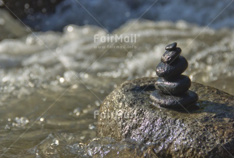 Fair Trade Photo Balance, Closeup, Colour image, Condolence-Sympathy, Horizontal, Peace, Peru, River, Shooting style, South America, Spirituality, Stone, Sustainability, Values, Water, Wellness