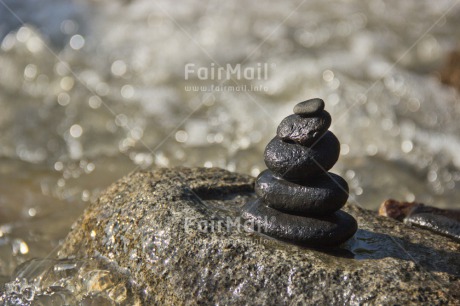 Fair Trade Photo Balance, Closeup, Colour image, Condolence-Sympathy, Horizontal, Peace, Peru, River, Shooting style, South America, Spirituality, Stone, Sustainability, Values, Water, Wellness