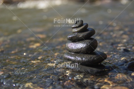 Fair Trade Photo Balance, Closeup, Colour image, Condolence-Sympathy, Horizontal, Peace, Peru, River, Shooting style, South America, Spirituality, Stone, Sustainability, Values, Water, Wellness