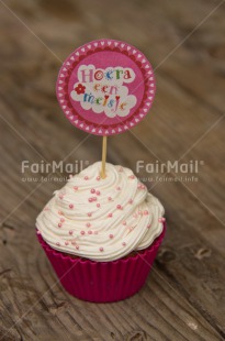Fair Trade Photo Birth, Colour image, Cupcake, Girl, New baby, People, Peru, Pink, South America, Vertical