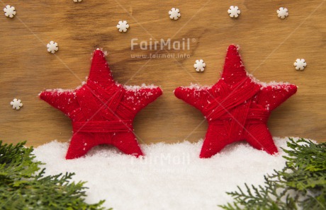 Fair Trade Photo Christmas, Colour image, Green, Horizontal, Red, Star, Tree