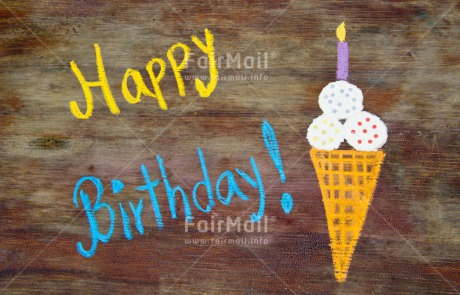 Fair Trade Photo Birthday, Colour image, Food and alimentation, Horizontal, Ice cream