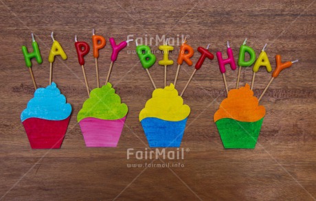 Fair Trade Photo Birthday, Colour image, Cupcake, Horizontal, Letter, Peru, South America