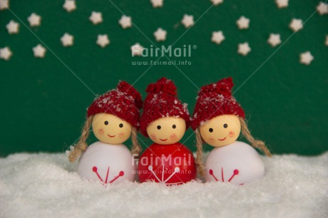 Fair Trade Photo Christmas, Colour image, Friendship, Green, Horizontal, Peru, Red, Seasons, Smile, Snow, South America, Star, White, Winter