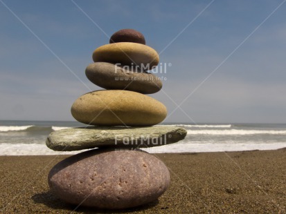 Fair Trade Photo Balance, Beach, Closeup, Colour image, Condolence-Sympathy, Peru, Sea, South America, Stone, Summer, Water, Wellness