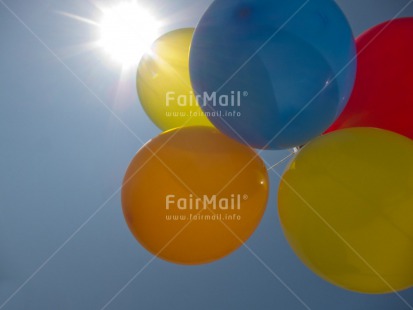 Fair Trade Photo Balloon, Birthday, Closeup, Day, Horizontal, Invitation, Outdoor, Party, Peru, Sky, South America, Summer